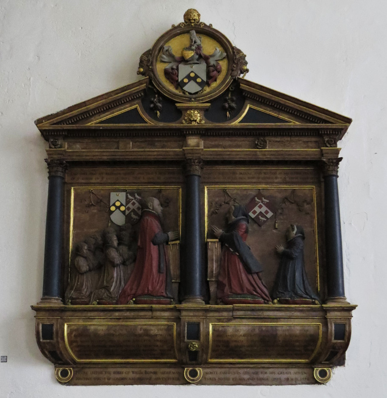 st helen bishopsgate, london,william bond +1576, by gerard johnson snr.