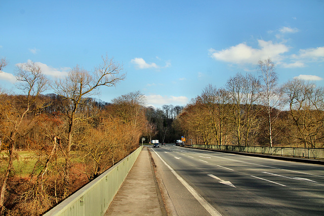 Schwerter Straße, Brücke über der Lenne (Hagen-Kabel) / 7.03.2021