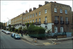 flat-roofed Canonbury terrace