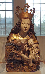 Virgin and Child by a Follower of the Master of the Dangolsheimer Madonna in the Princeton University Art Museum, April 2017