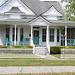 HFF EVERYONE ~ ~ ~ just a simple older home with pretty Aqua accents on porch.
