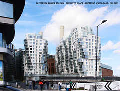 Battersea Power Station - Prospect Place from the south-east - 25 9 2023
