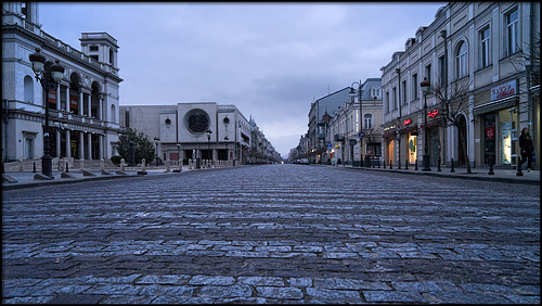 early morning in Tbilisi