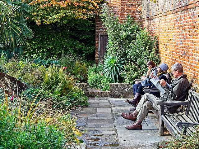 Relaxing in the Autumn Sunshine