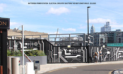 Battersea Power Station - shuttered by circuits - 25 9 2023