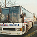 Midland Red Coaches 1018 (B567 BOK) in Mildenhall - Mar 1989