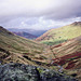 Looking back down Pasture Beck towards Hartsop (Scan from 1994)