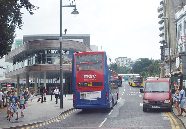 DSCF3698 More Bus 1110 (HW58 ASV) in Bournemouth - 27 Jul 2018