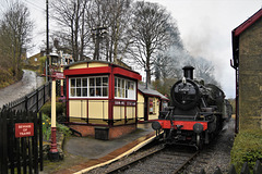 Damems station and signal box