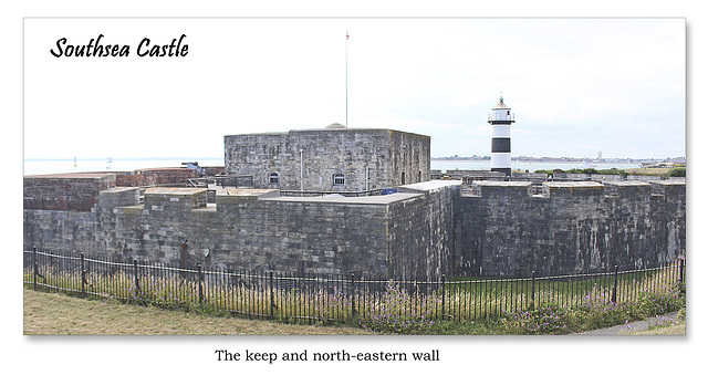 Southsea Castle keep & east wall 11 7 2019