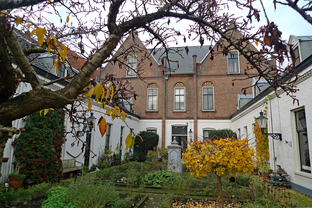 Nederland - Haarlem, Hofje In den Groenen Tuyn