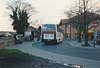 Dack (Rosemary Coaches) B387 UEX at King Street, Mildenhall - Jan 1990