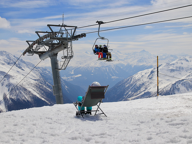 les derniers jours de ski..