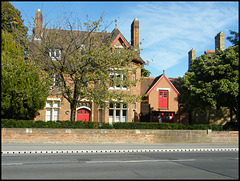 red door on Woodstock Road