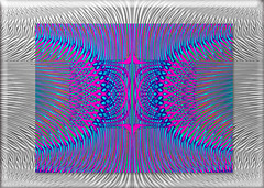 Waves pattern pol coord back2back dove w puce inv sharper multi