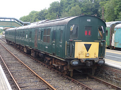 Class 205 (3H) DEMU at Okehampton (3) - 15 July 2017