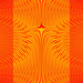 Waves pattern pol coord back2back orange paneled