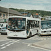 Mid Wales KX07 KNW and Langleys Coaches MX56 NLO in Aberystwyth - 27 Jul 2007