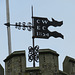 c19 wind vane 1854, hernhill church, kent