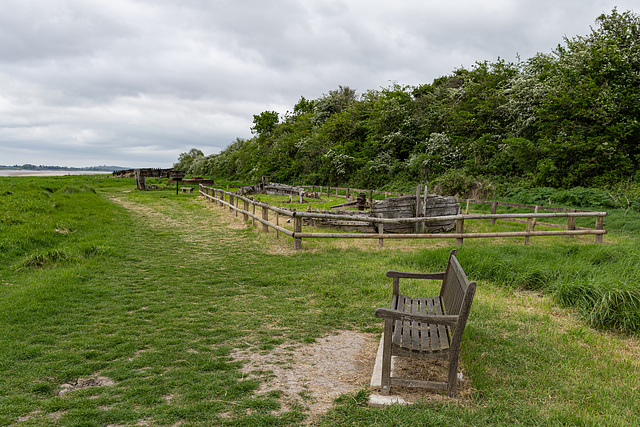 Bench at the Purton Hulks