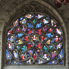 Rosace de l'église St-Maclou à Rouen