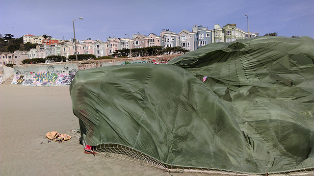 Parachute on Ocean Beach (0271)