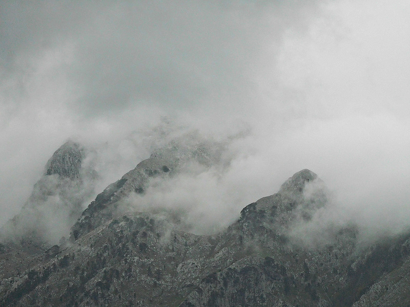 Clouds and peaks