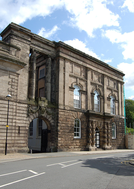 Side Entrance of Stoke Town Hall, Stoke on Trent, Staffordshire