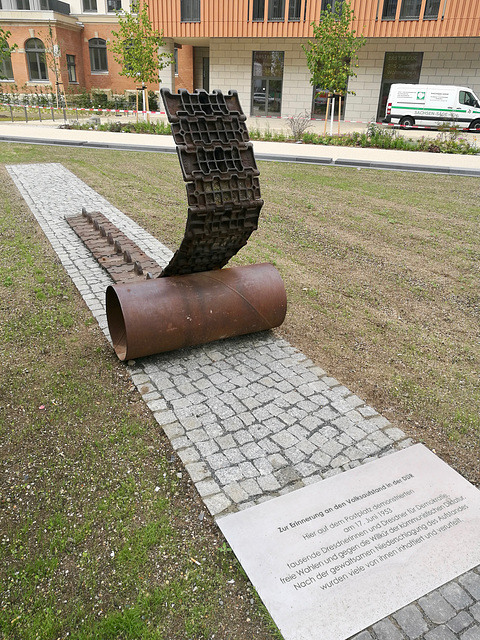 Dresden 2019 – Monument for the uprising of 1953 against the communist regime