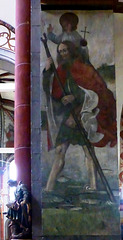 5 DE - Bad Breisig - St. Viktor in Oberbreisig, Wandmalerei aus dem 14. Jh.