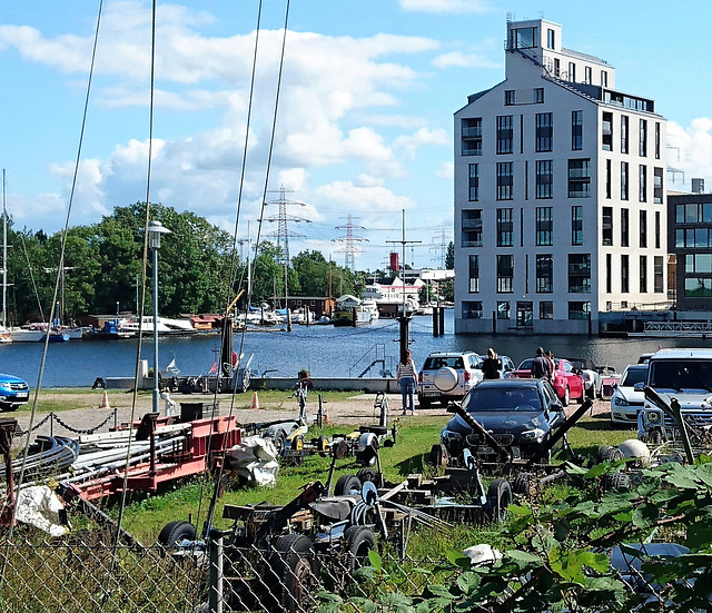 Teuer wohnen im Harburger Binnenhafen