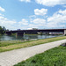Die Europabrücke Strassburg ( F ) nach Kehl ( D )