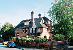 Rear view of a Watson Fothergill House, No 39 Newcastle Drive on the corner of Tattershall Drive, The Park, Nottingham