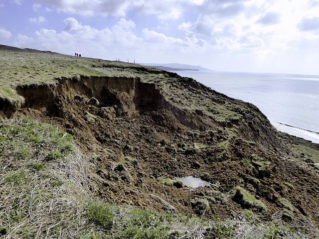 Coastal erosion Isle of Wight