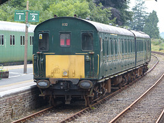 Class 205 (3H) DEMU at Okehampton (4) - 15 July 2017