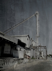 Grain mill in "daguerrotype"