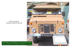 1967 Land Rover Forward control series 2B - HCVS - Brighton 12 5 2024 front