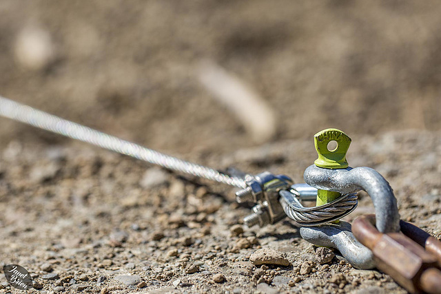 Carabiner and Cable Bokeh