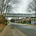 Alte Zechenbahnbrücke über der Wiescherstraße (Herne) / 22.02.2020