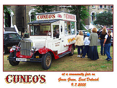 Cuneo's icecream van - East Dulwich - 9.7.2005