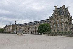 The side of the Louvre