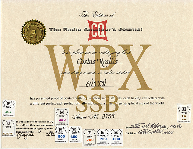 CQ WPX SSB (800 pfx)