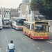 Stagecoach Cambus vehicles in Emmanuel Street, Cambridge – 17 Aug 2000 (443-13A)