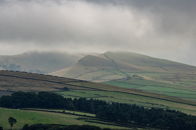 Mount Famine in the clouds