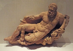 Terracotta Statuette of a Reclining Herakles in the Metropolitan Museum of Art, July 2016