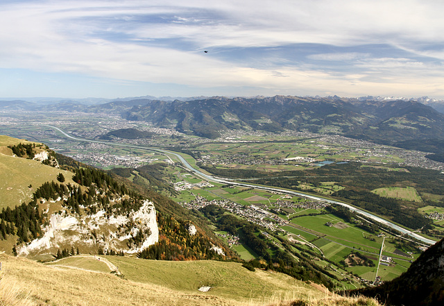 Blick vom Hohen Kasten in den Rheingraben