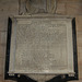 Memorial to John Granville who died aged 21,  Ellastone Church, Staffordshire
