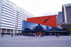 Demonstration im Zentrum von Den Haag