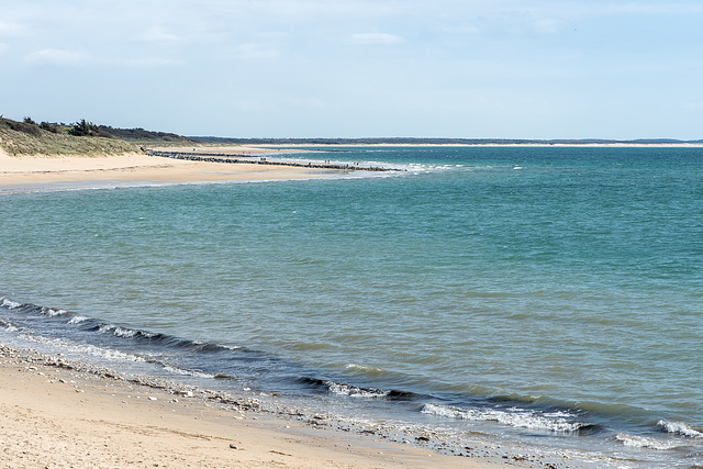 Atlantik und Sandstrand bei  La Perroche - 2016-04-25_D4 _DSC6672