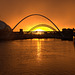 Sunset on the Tyne